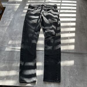 Men's Signature by Levis Black S37 Slim Stretch Jeans TgS 32x32 dark denim